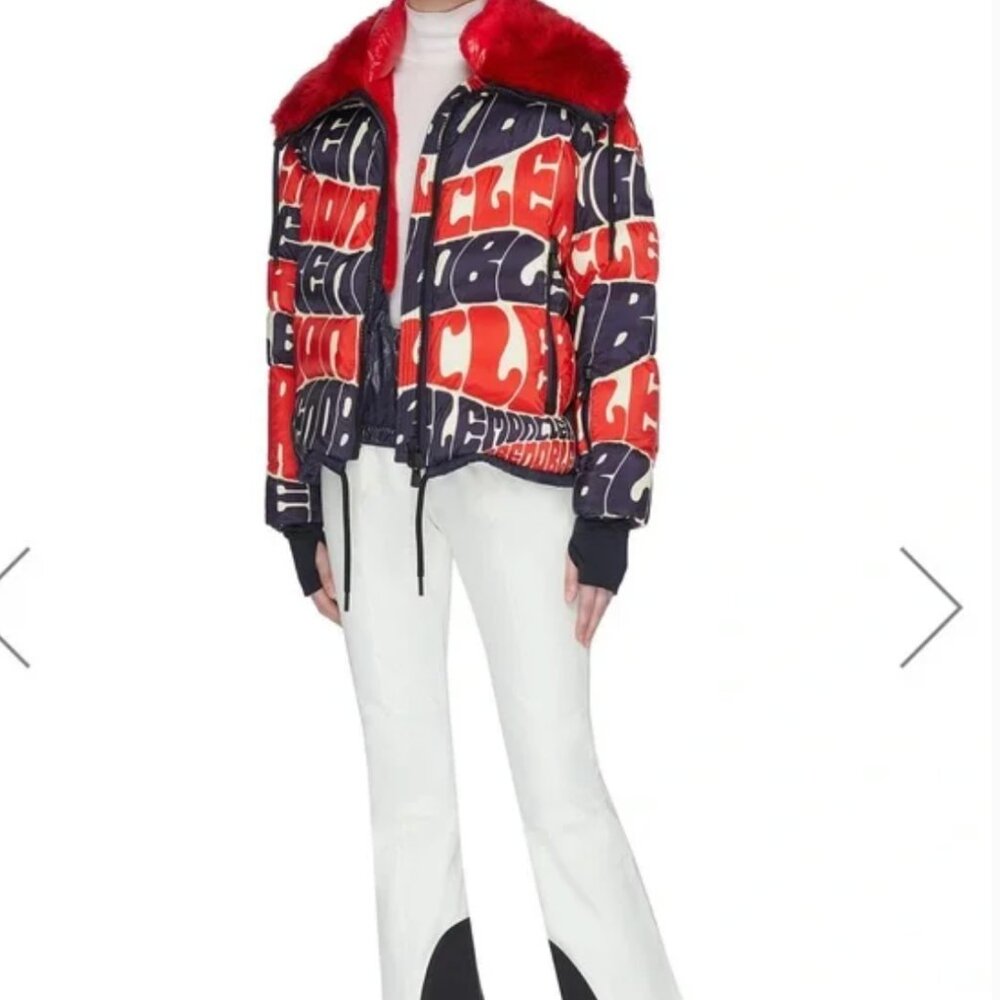 Moncler Grenoble Plaret Faux Fur Puffer